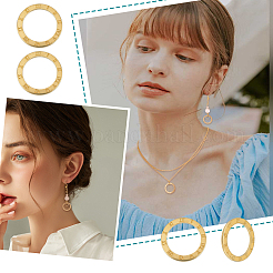 50 шт. латунные соединительные кольца в тибетском стиле&nbsp;KK-PH0004-06