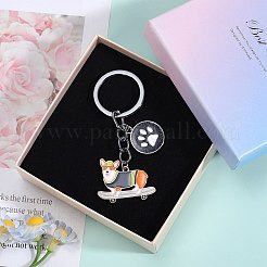 Брелки из сплава эмали&nbsp;KEYC-SW00007-02