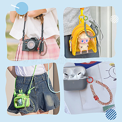 Сплав стеклянный горный хрусталь мобильная цепочка&nbsp;AJEW-AR0002-75