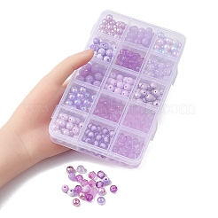 375шт 15 стиля акриловые бусины&nbsp;MACR-YW0002-59A