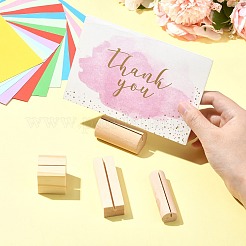 20шт. 4-х стилистический держатель для именных карточек из дерева&nbsp;AJEW-CJ0001-43