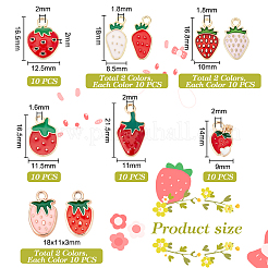 Подвески из сплава эмали 100шт 10 стиля&nbsp;ENAM-PH0002-57