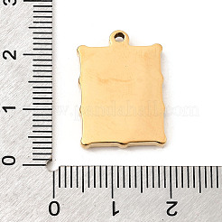 Подвески из нержавеющей стали 304 с эмалью&nbsp;STAS-P431-09G