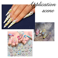 5 шт. 5 стиля ПВХ наклейки для ногтей&nbsp;MRMJ-FH0001-51