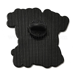 Эмалевые значки в виде бабочки со словами&nbsp;JEWB-L026-10EB-02