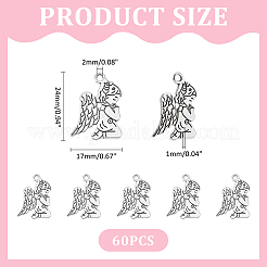 60 шт. Подвески из сплава в тибетском стиле&nbsp;TIBEP-UN0001-15
