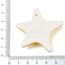 Ручной работы фарфора большие кулоны&nbsp;PORC-D026-01B