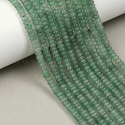 2 нити натуральных зеленых авантюриновых бусин нити&nbsp;G-PA0001-26