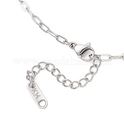 Ожерелья из витой цепи из нержавеющей стали 304 для женщин и мужчин&nbsp;NJEW-JN05797