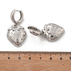 Латунные серьги-кольца без свинца и кадмия&nbsp;EJEW-R016-08P-01