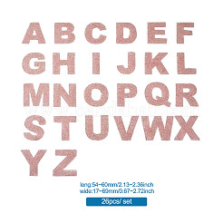 Нашивки со стразами в виде алфавита&nbsp;FW-TAC0001-01D