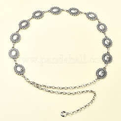 Цепочка на талию с овальными звеньями&nbsp;AJEW-CJC0006-03AS