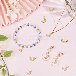 10шт латунные подвески из кубического циркония с микро-паве&nbsp;KK-BBC0015-97