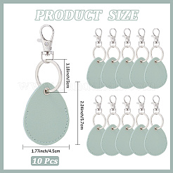 10 шт. подвески из искусственной кожи и сплава&nbsp;KEYC-CN0001-08E