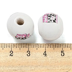 Европейский бисер из натурального дерева&nbsp;WOOD-F014-01F