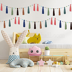 Шерстяной войлок шарик кисточка гирлянда баннер DIY-WH20011-28B