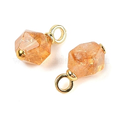 Природные подвески цитрин&nbsp;G-C148-01A-G