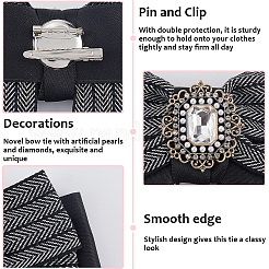 Броши из полиэфирной смолы в виде банта JEWB-WH20014-05A