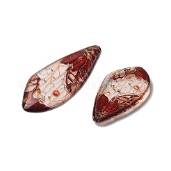 4 шт. подвески в виде крыльев бабочки из прозрачной эпоксидной смолы&nbsp;RESI-C057-06D