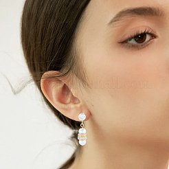 8 шт. бусины из нержавеющей стали марки 304&nbsp;STAS-BBC0007-40