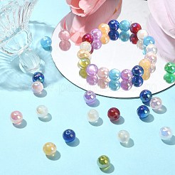 Переливающиеся акриловые бусины с УФ-покрытием&nbsp;MACR-CJ0001-75