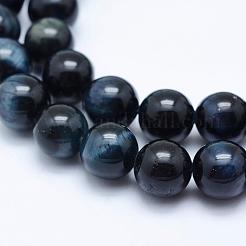 Природных тигровый глаз бисер нитей&nbsp;G-K203-85-6mm