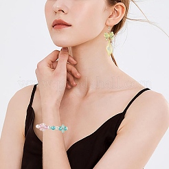 200шт 10 цвета прозрачные акриловые бусины&nbsp;TACR-PA0001-11