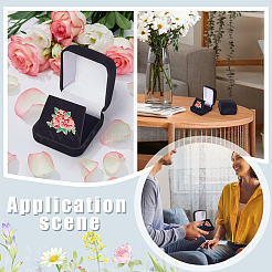 Бархатная шкатулка&nbsp;CON-WH0085-110B