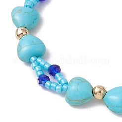 Браслеты из бисера в форме ромба и цилиндра&nbsp;BJEW-MZ00145-02