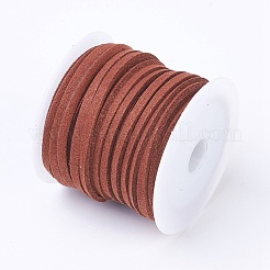 3x1.5 мм охра плоским искусственного замша шнур&nbsp;X-LW-R003-40