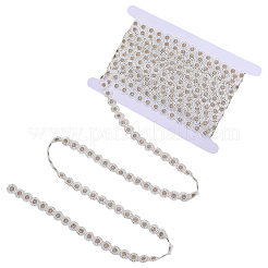 10 ярд металлизированной пряжи цветочная кружевная лента&nbsp;OCOR-GF0005-45A