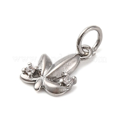 Латунные микропаве прозрачные кубические циркониевые подвески&nbsp;KK-P308-72P