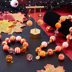 1 набор непрозрачных акриловых бусин MACR-PH0001-51A