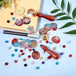 Сургучная печать латунная головка штампа&nbsp;AJEW-WH0209-457