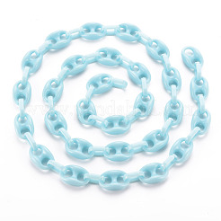 Непрозрачные акриловые звенья ручной работы CHAC-ZX0001-01A