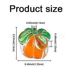 20 шт. бусины ручной работы в стиле осенней тематики&nbsp;LAMP-FP0001-09