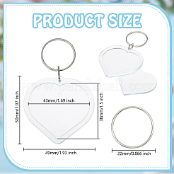 200 шт. акриловые брелки&nbsp;KEYC-DR0001-16