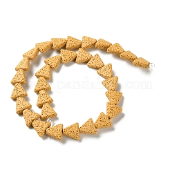 Нити из натуральных бусин из лавы&nbsp;G-O126-04A-08