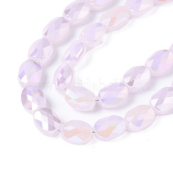 Стеклянные бусины с гальваническим покрытием &nbsp;EGLA-S194-11A-B05