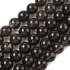 Природный дымчатый кварц нитей бисера&nbsp;LS-G-C265-A01-10mm-01