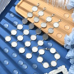 Набор для изготовления браслета-цепочки из сплава с пустыми куполообразными звеньями своими руками&nbsp;BJEW-DC00001