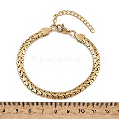 Браслеты-цепочки из нержавеющей стали 304 для женщин&nbsp;BJEW-Z143-18G