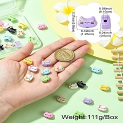 36 шт. 9-цветные бусины из сплава с напылением&nbsp;FIND-CJ0003-30