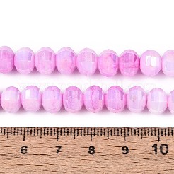 Антикоррозийные гальванические стеклянные бусины&nbsp;GLAA-T025-8mm-19A