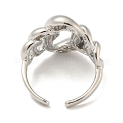 Латунные открытые кольца манжеты&nbsp;RJEW-B052-12P