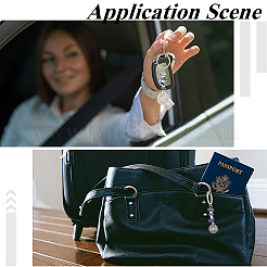 10 комплект брелоков из сплава в тибетском стиле&nbsp;KEYC-CP0001-30