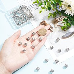 60 шт. латунные европейские бусины&nbsp;KK-PH0005-36