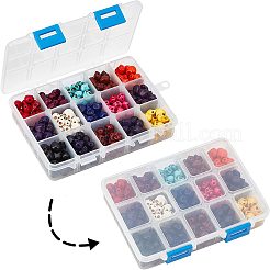 Синтетические бирюзовые бусы из окрашенных в тему хэллоуина&nbsp;G-GA0001-04