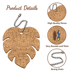 4шт. брелок из пробки&nbsp;KEYC-PB0001-01