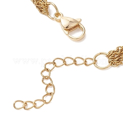Браслеты из латуни и нержавеющей стали 304 для женщин&nbsp;BJEW-JB12982